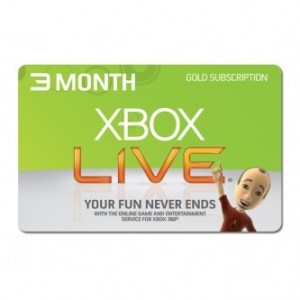 Xbox LIVE: Карта подписки 3 месяца  