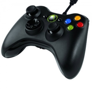 Джойстик проводной черный Xbox360 