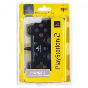 Джойстик Analog Original "Force 2" чёрный для Playstation 2 ― Магазин игровых приставок, PSP, VITA, Xbox, PS3