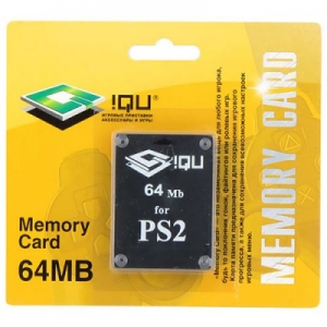 Карта памяти 64МБ (iQu) картон для Playstation 2 ― Магазин игровых приставок, PSP, VITA, Xbox, PS3