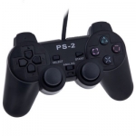 Джойстик Analog чёрный в блистере для Playstation 2
